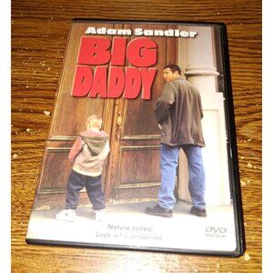 Big Daddy (DVD, 1999, Double-Sided Full Screen - Widescreen) Adam Sandler